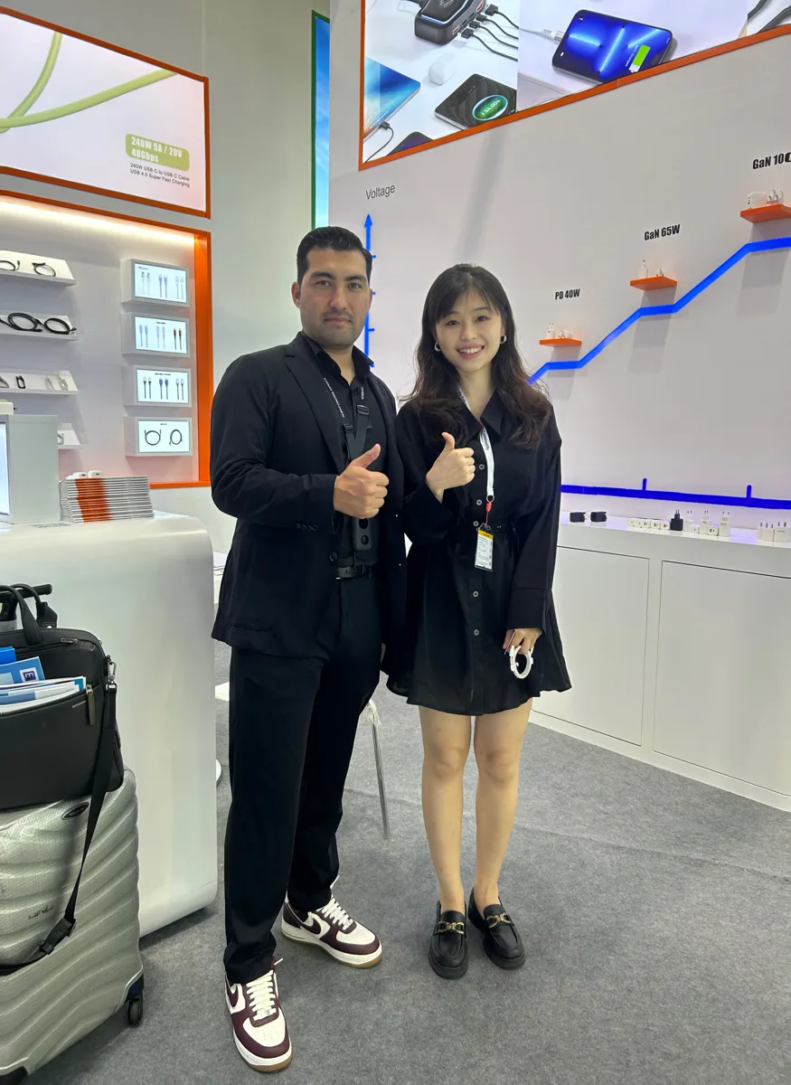 Consumer electronics aisles at Global Sources, Hong Kong